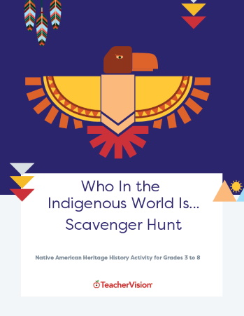 Notable Indigenous People of North America Scavenger Hunt Activity