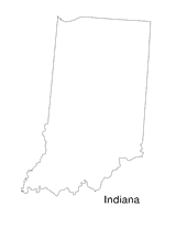 Indiana State Map