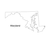 Maryland State Map