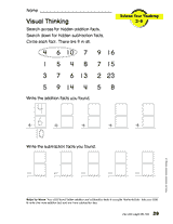 Hidden Facts -- Addition and Subtraction