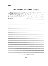 The Ending after the Ending