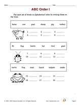 ABC Order