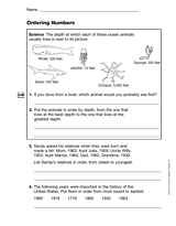 Ordering Numbers (Gr. 3)