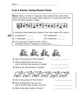 Three as a Factor: Using Known Factors (Gr. 3)