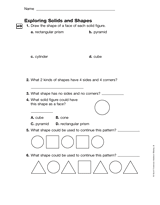 Exploring Solids and Shapes (Gr. 3)