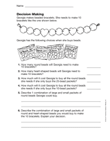 Addition and Subtraction: Decision Making (Gr. 4)