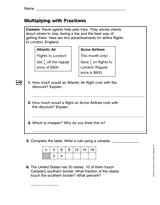 Multiplying with Fractions (Gr. 5)