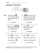 Compare to 1 Foot (Gr. 1)