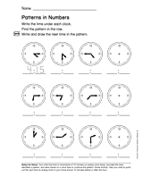 Patterns in Numbers: Time (Gr. 2)