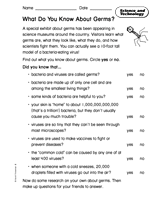 Science and Technology: What Do You Know About Germs?