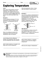 Math in Science: Exploring Temperature