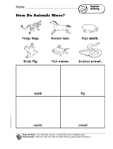 Explore Activity: How Do Animals Move?