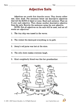 Adjective Sails