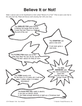 Sea Creatures: Believe It or Not!