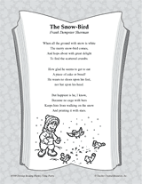 The Snow-Bird Poetry Pack: Main Idea Identification