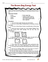 The Brown Bag Energy Test