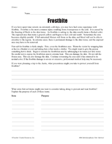 Frostbite