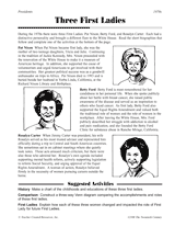 Three First Ladies
