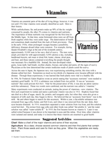 Vitamins