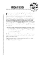 A Fibonacci Search