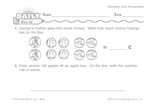 Math Warm-Up 48 for Gr. 1 & 2: Numbers and Numeration