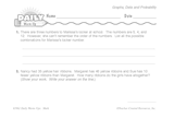 Math Warm-Up 188 for Gr. 3 & 4: Graphs, Data & Probability