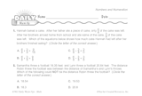 Math Warm-Up 1 for Gr. 5 & 6: Numbers and Numeration