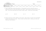 Math Warm-Up 104 for Gr. 5 & 6: Operations