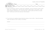 Math Warm-Up 190 for Gr. 5 & 6: Graphs, Data & Probability