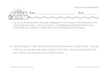 Math Warm-Up 35 for Gr. 5 & 6: Numbers and Numeration
