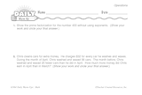 Math Warm-Up 88 for Gr. 5 & 6: Operations