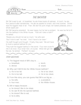 Historical Fiction Reading Warm-Up: President Taft's Bathtub