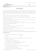 Reading Warm-Up 121 for Gr. 5 & 6: Contemporary Realistic Fiction
