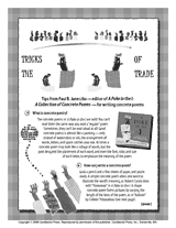 Tricks of the Trade Poetry Tips