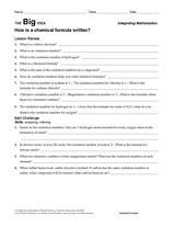 How Is a Chemical Formula Written?