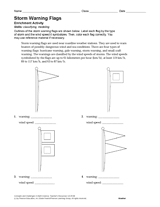 Activity: Storm Warning Flags