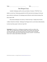 Bushranger Dan Morgan