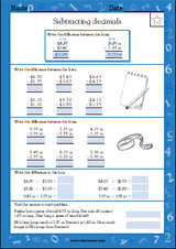 Subtracting Decimals II
