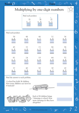 Multiplying Two-Digits by One-Digit II