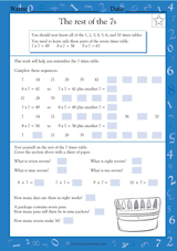Learn the Rest of the 7s