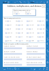 Addition, Multiplication, and Division