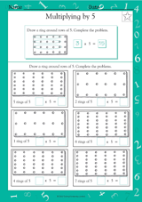 Multiplying by 5 (Grade 2)