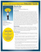 Okay for Now Educator Guide