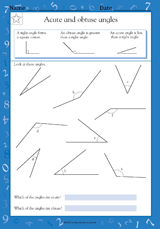 Acute and Obtuse Angles I