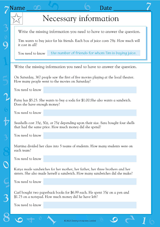Necessary Information: What's Missing?