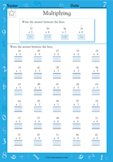 Multiplying (2-Digit by 1-Digit) III