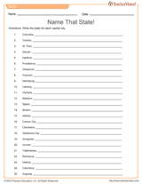 Name That State! Quiz