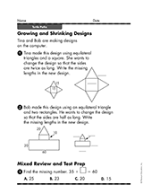 Growing and Shrinking Designs