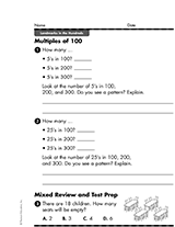 Multiples of 100