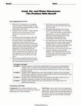 Land, Air, and Water Resources: The Problem With Runoff